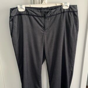 Ann Taylor Suit Pants Gray Navy